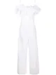 Image 1 of MSGM ruffle-detail jumpsuit
