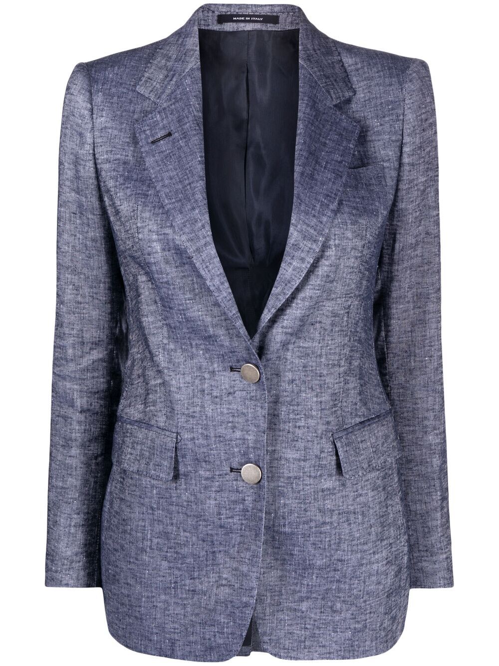 Tagliatore Single-breasted Blazer In Blue