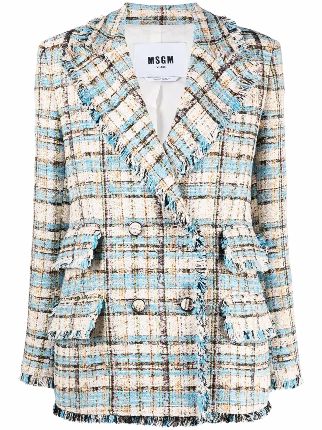 msgm tweed jacket