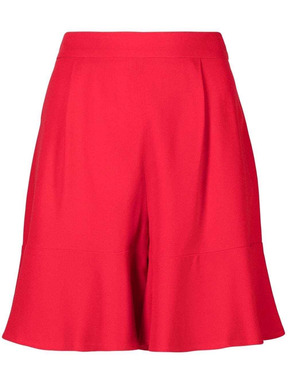L'AUTRE CHOSE FLARED HIGH-WAISTED SHORTS