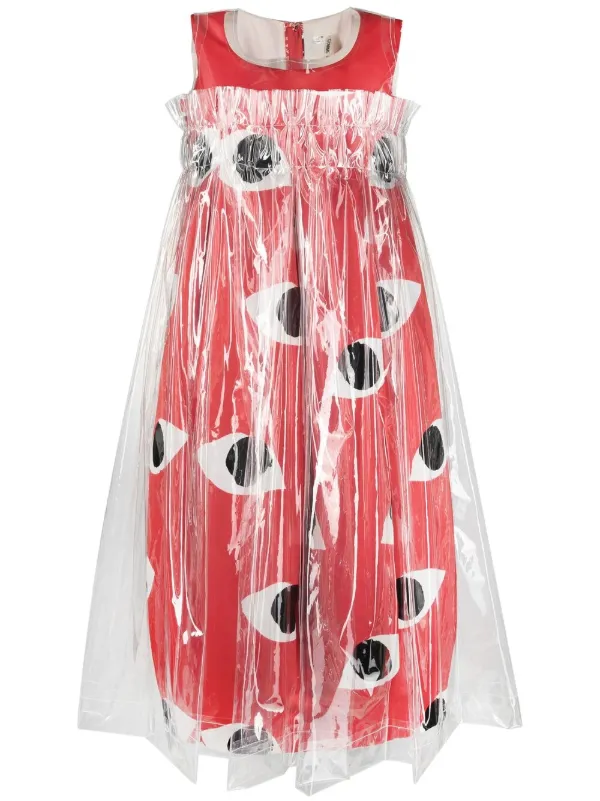 Comme Des Garçons Layered eye-print 