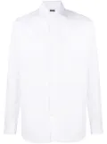 Barba spread collar shirt - White