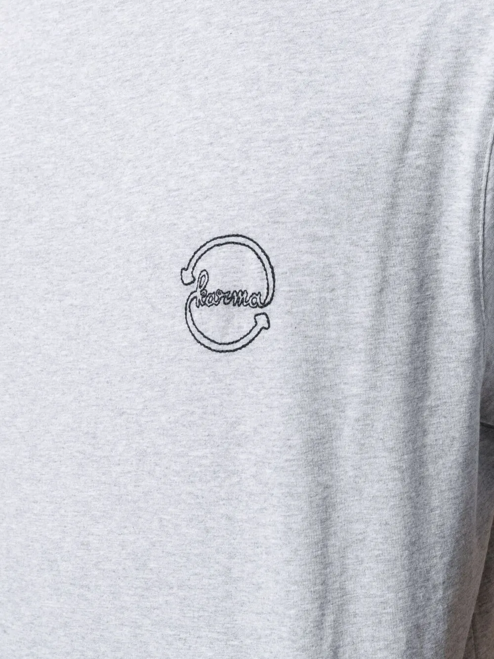 фото Maison labiche футболка с вышивкой karma