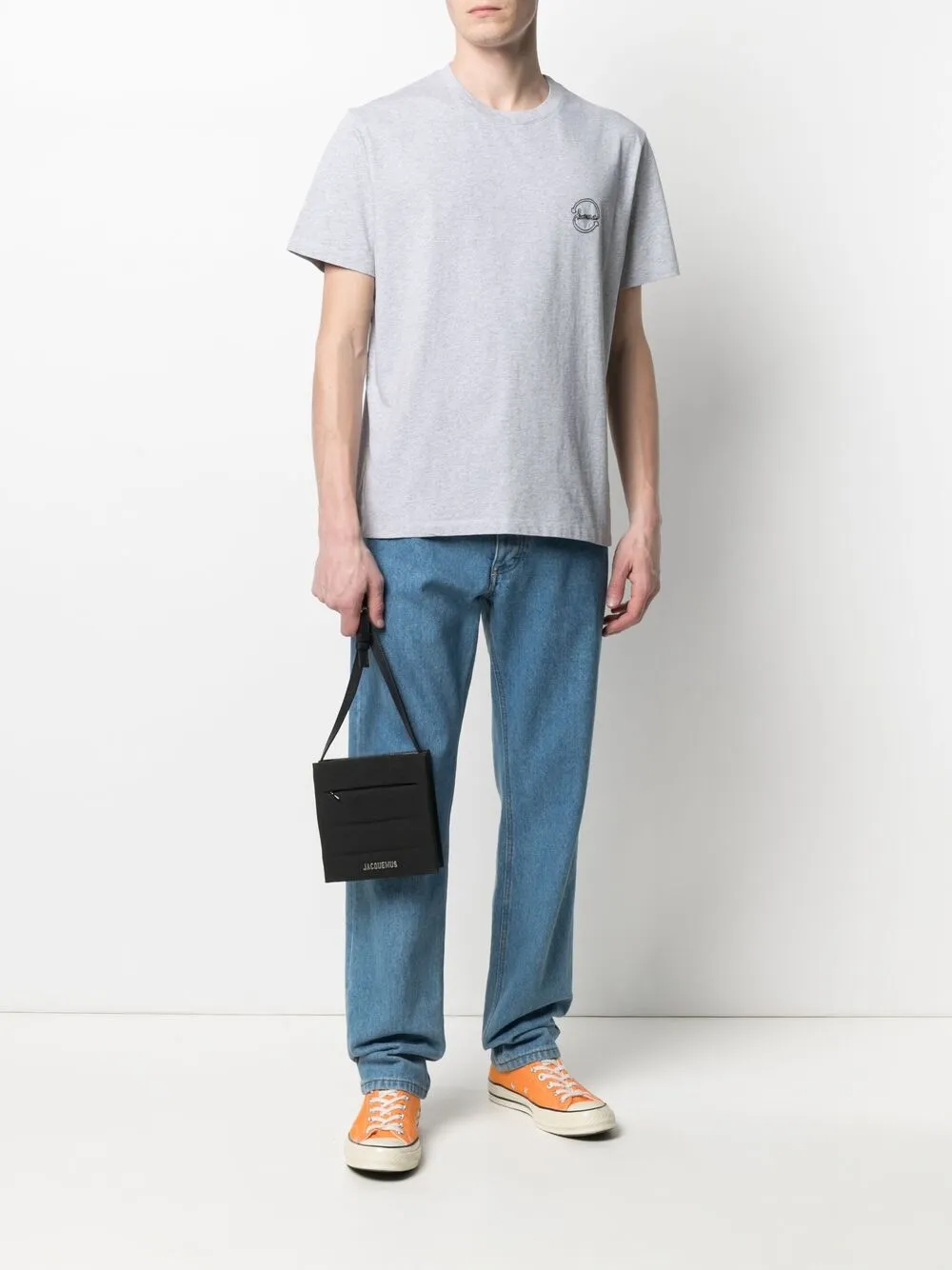 фото Maison labiche футболка с вышивкой karma