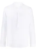 Costumein mandarin-collar linen shirt - White