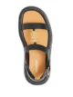 Burberry logo-plaque leather sandals