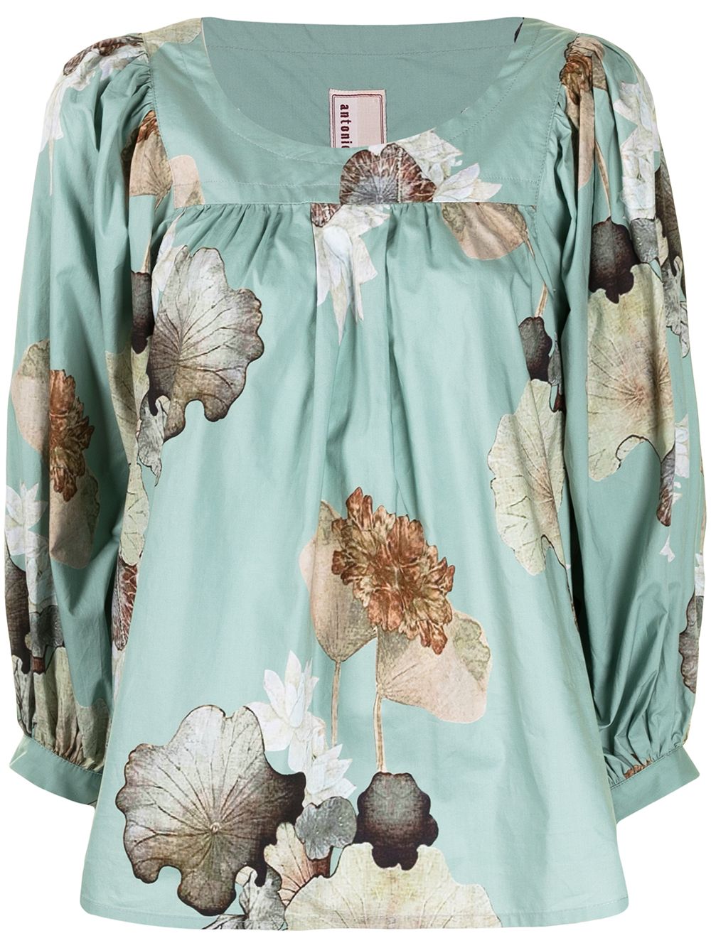 

Antonio Marras blusa con estampado floral - Azul