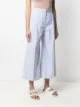 Alberto Biani stripe-print wide leg trousers