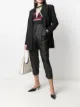 Image 2 of Alberto Biani polka-dot print cropped silk trousers