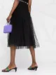 Self-Portrait polka dot tulle midi dress