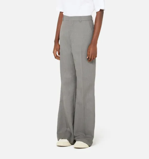 High Waisted Flare Trousers - AMI Paris 