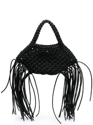 Woven tassel sales bag