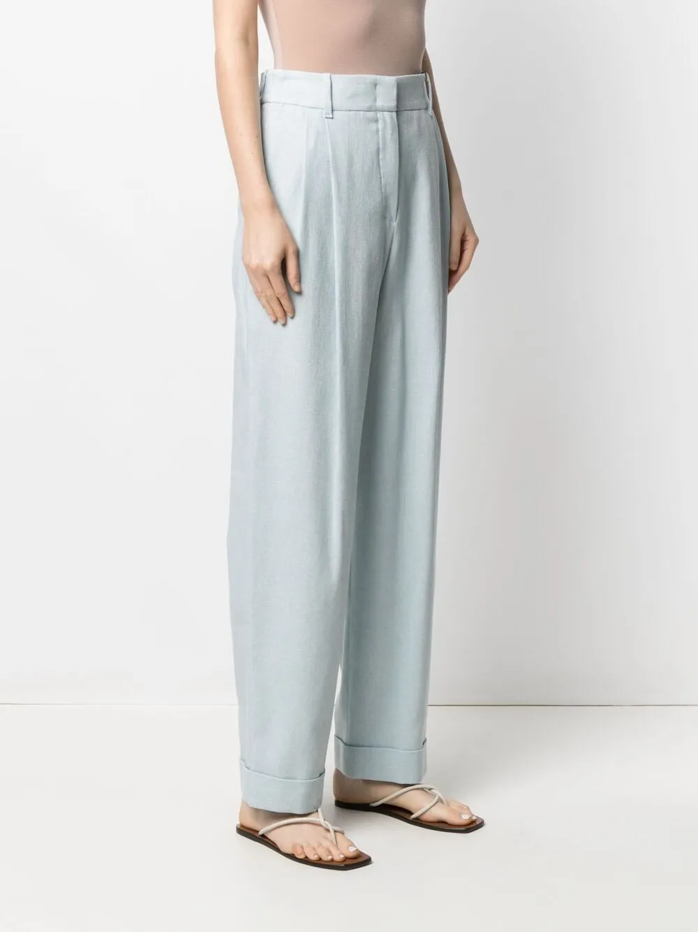 фото Emporio armani широкие брюки с завышенной талией