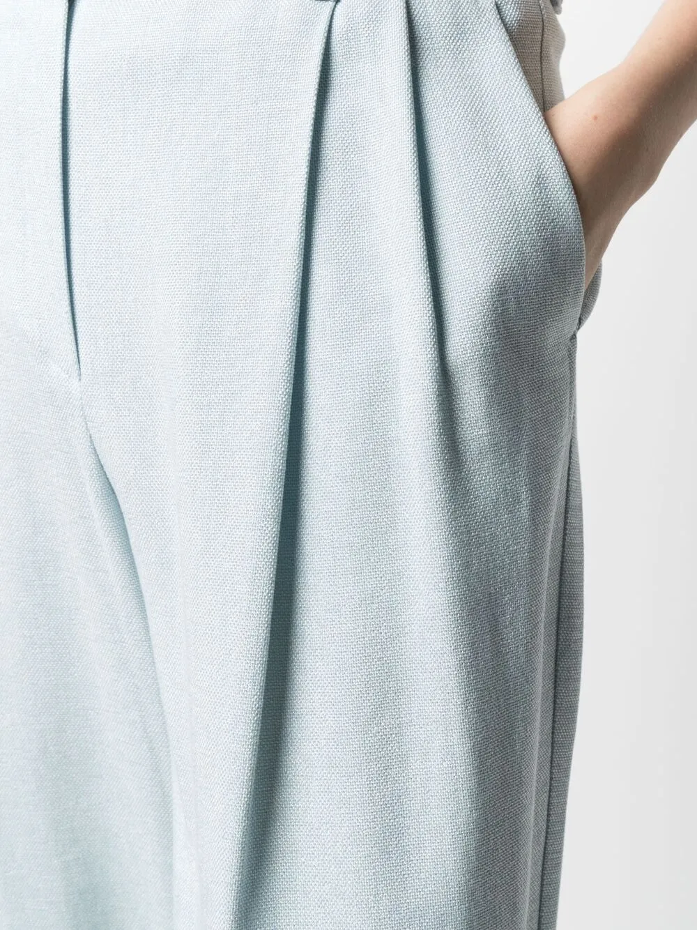 фото Emporio armani широкие брюки с завышенной талией