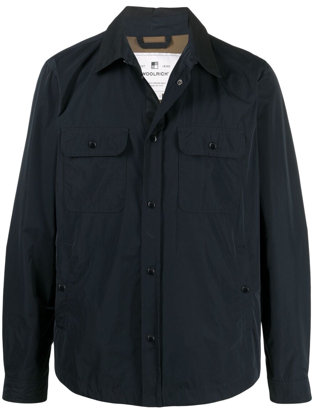 фото Woolrich куртка-рубашка с нагрудными карманами