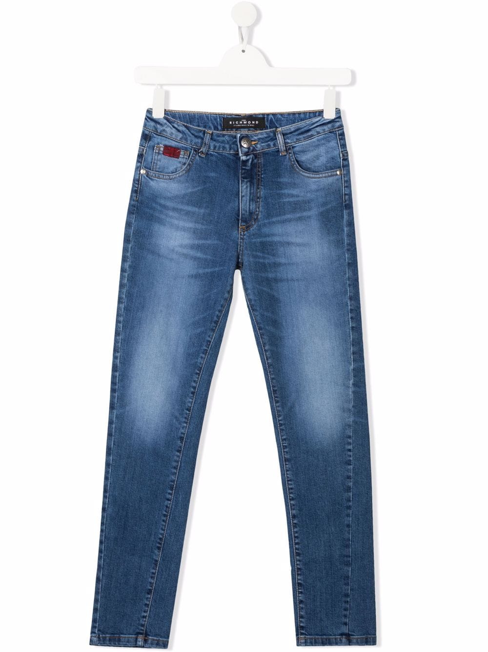 John Richmond Junior Teen Mid-rise Skinny Jeans In 蓝色