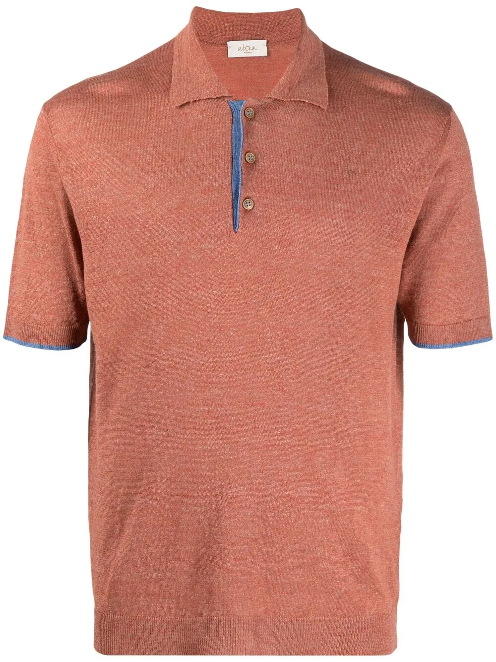 Altea фактурная рубашка поло с короткими рукавами