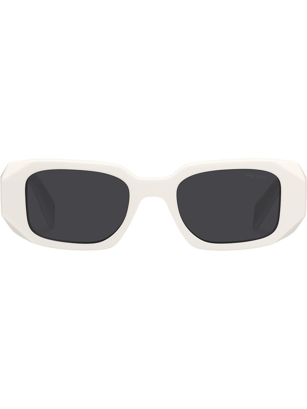 Shop Prada Runway Oversize-frame Sunglasses In Grey