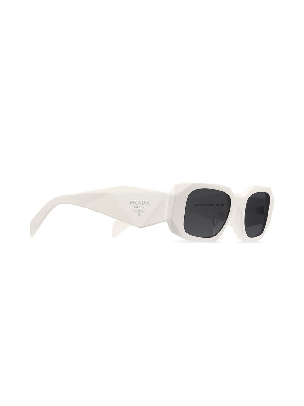 Shop Prada Runway Oversize-frame Sunglasses In Grey