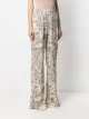 Aeron printed flared trousers