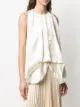 JW Anderson pleated sleeveless blouse
