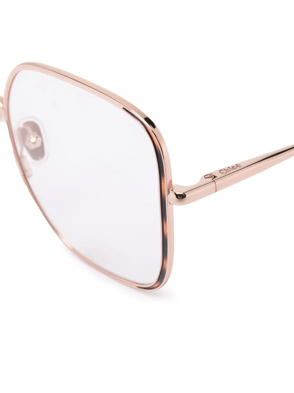фото Chloé eyewear очки irene в квадратной оправе