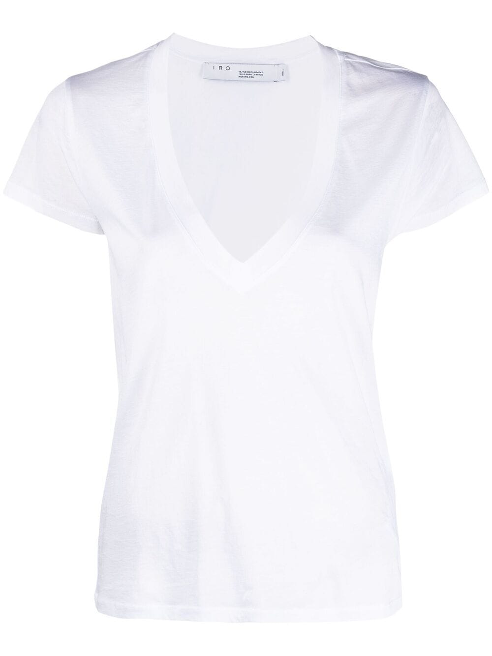 фото Iro футболка с v-образным вырезом и короткими рукавами