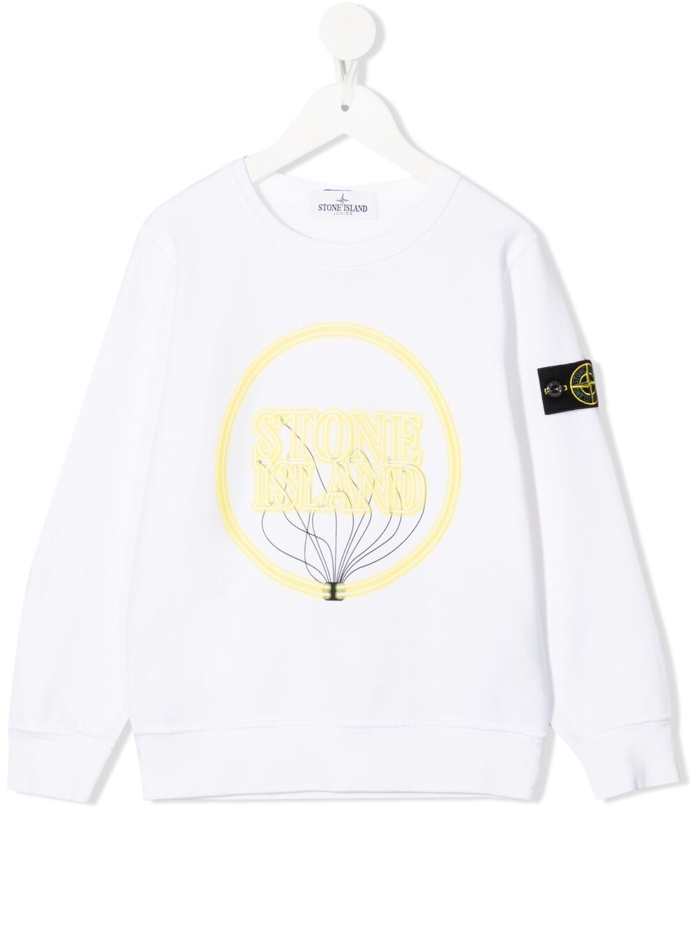 фото Stone island junior толстовка с логотипом