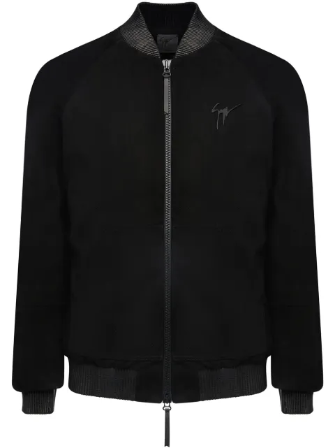 Giuseppe Zanotti Jaqueta bomber de camurça