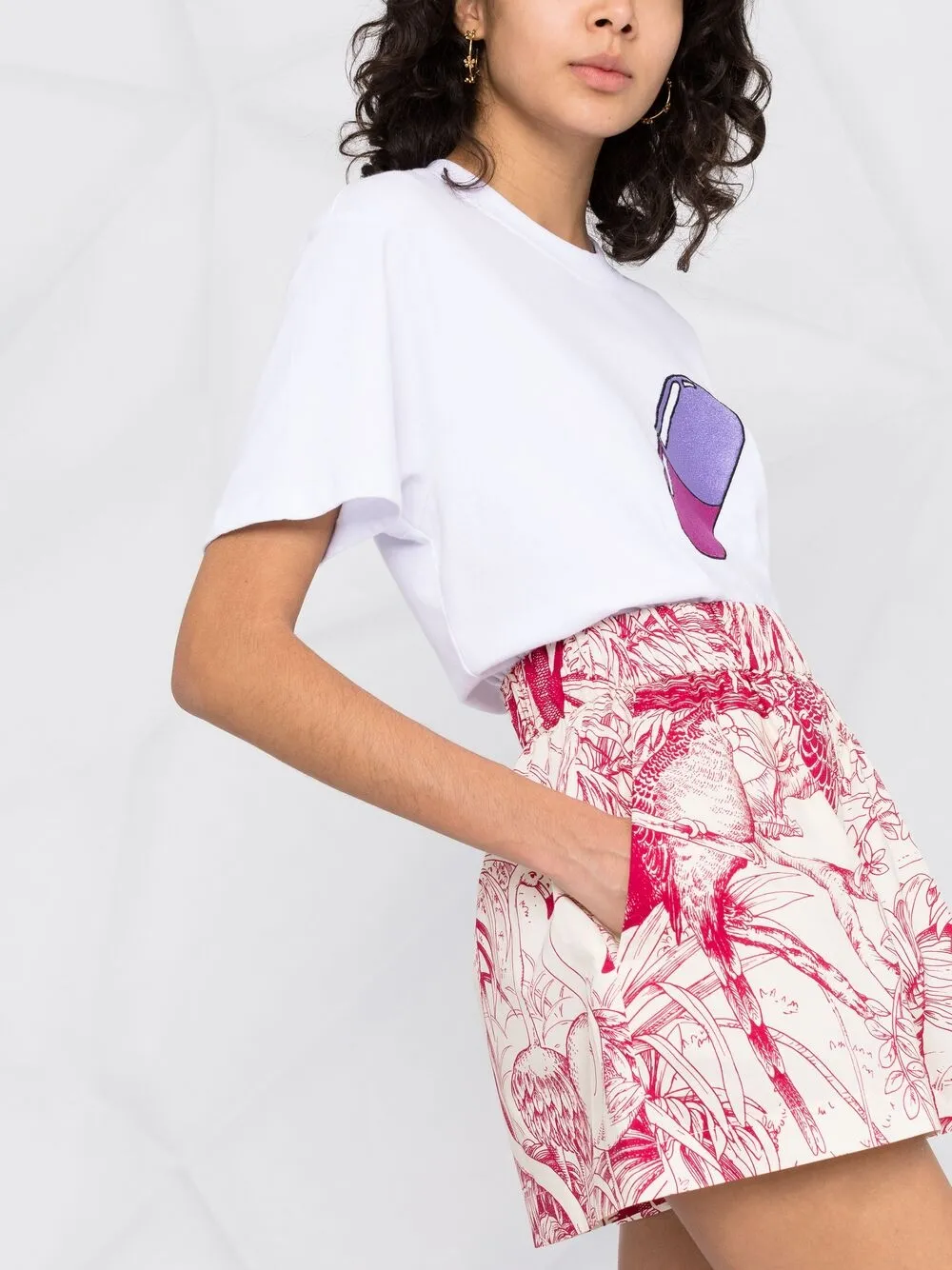фото Red valentino шорты с принтом