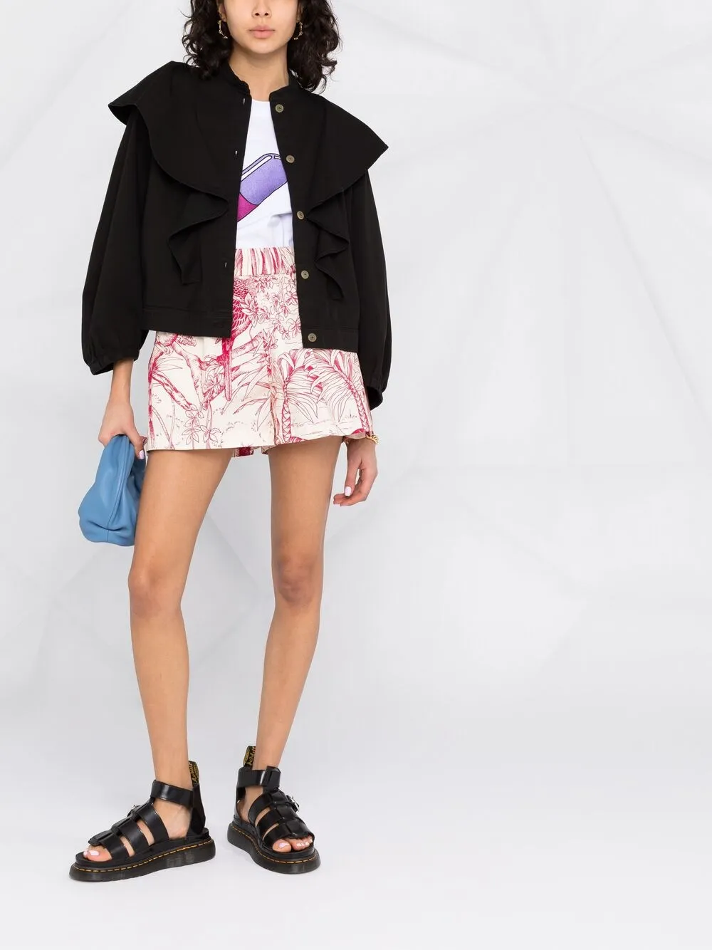 фото Red valentino шорты с принтом