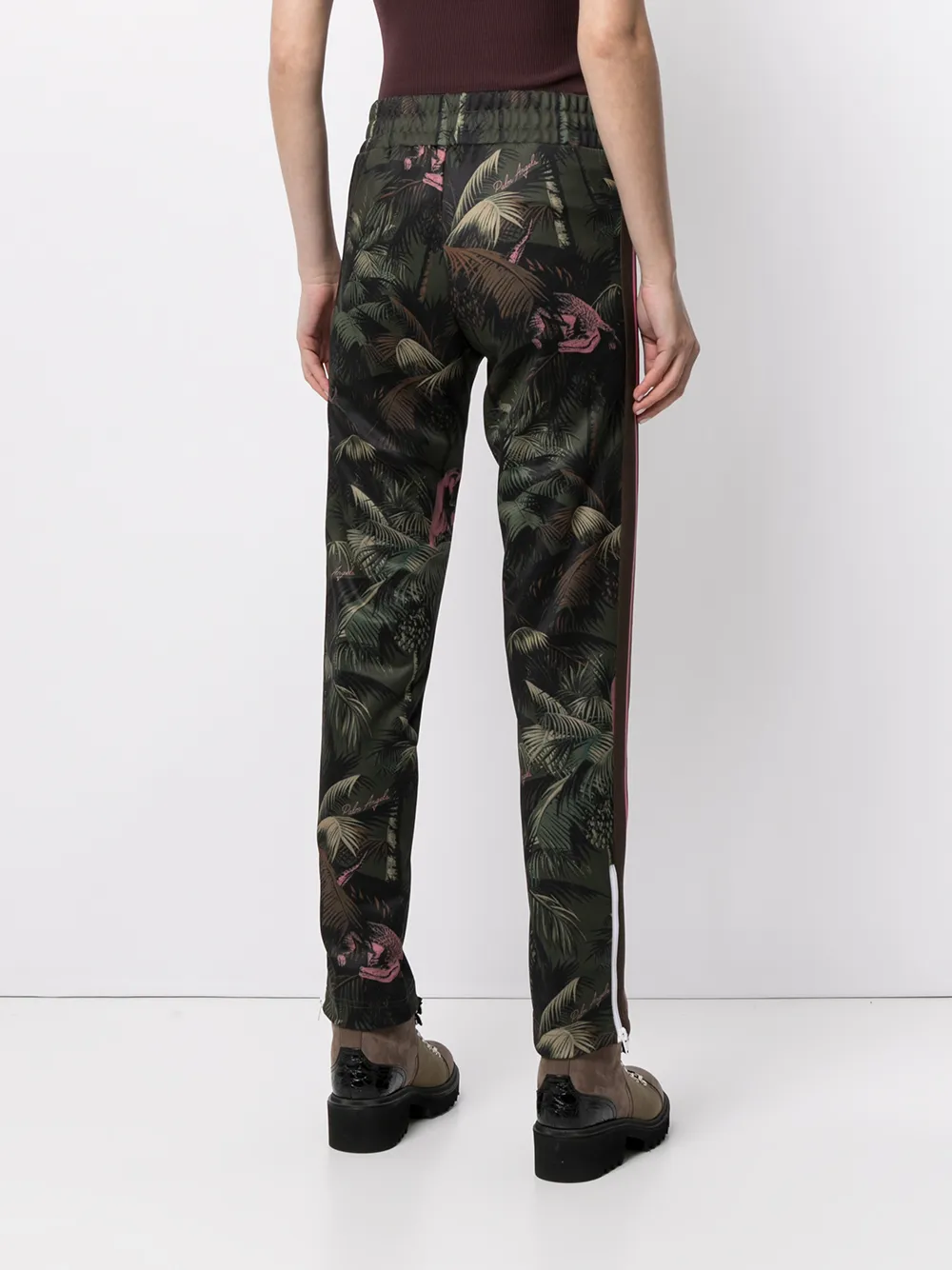 Palm Angels Trainingsbroek met logoprint Groen