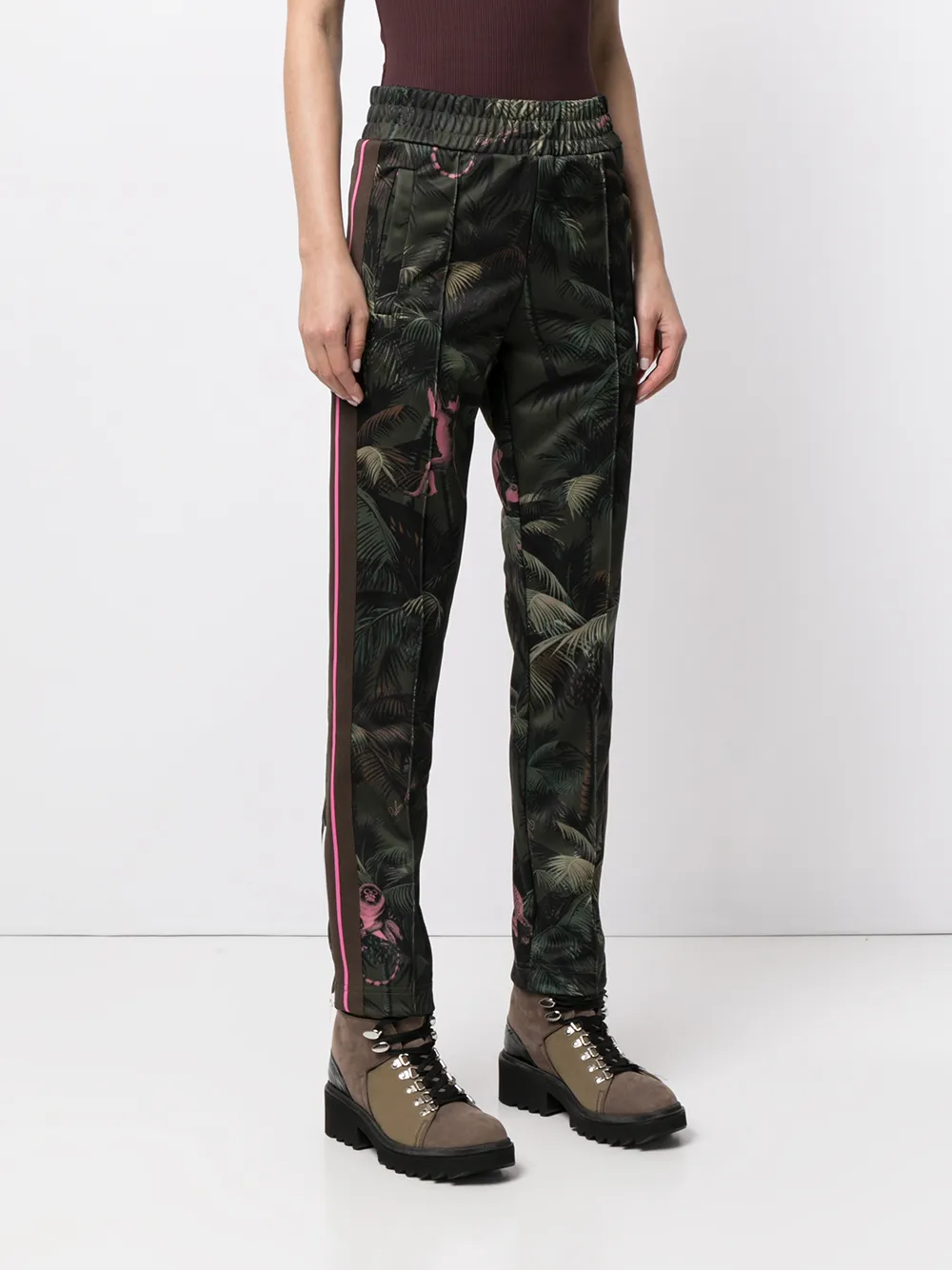 Palm Angels Trainingsbroek met logoprint Groen