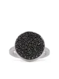 ALINKA 18kt white gold Black Caviar diamond ring - Silver