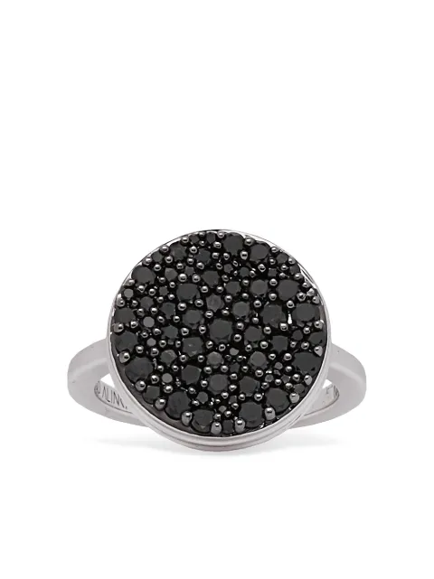 ALINKA 18kt white gold Black Caviar diamond ring