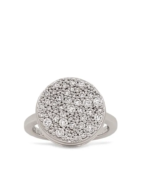 ALINKA anillo Black Caviar en oro blanco de 18kt con diamantes