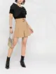 Image 2 of Alexander McQueen paperbag-waist turn-up shorts