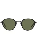 Giorgio Armani round frame sunglasses - Black