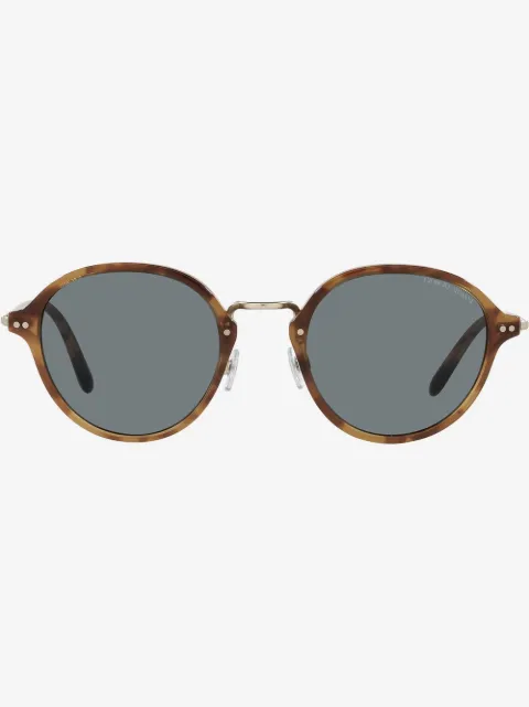 Giorgio Armani Zonnebril met schildpadschild design