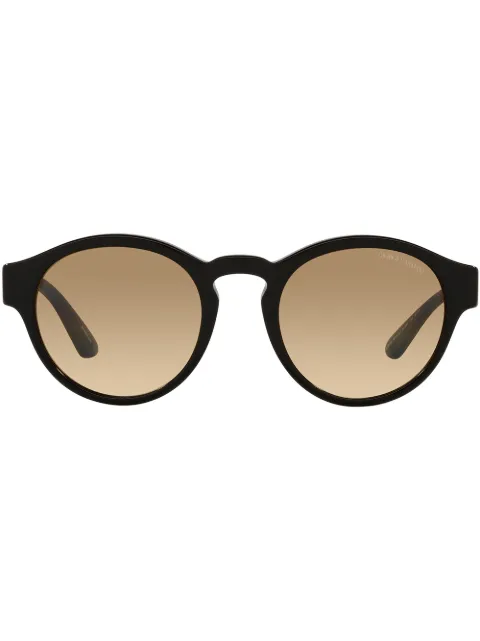 Giorgio Armani Zonnebril met rond montuur 