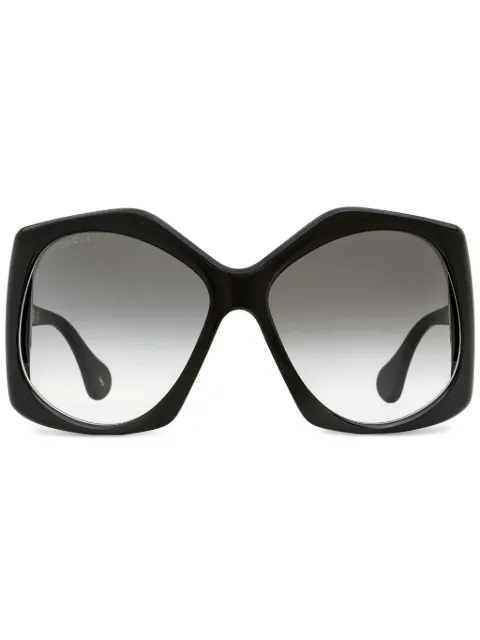 Gucci Eyewear logo-embellished oversized sunglasses