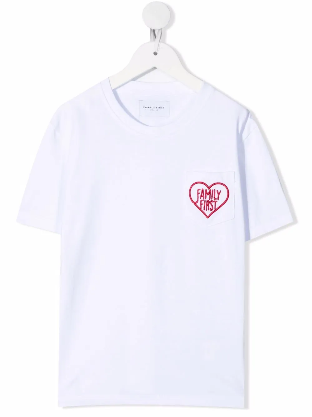 FAMILY FIRST KIDS футболка с вышитым логотипом