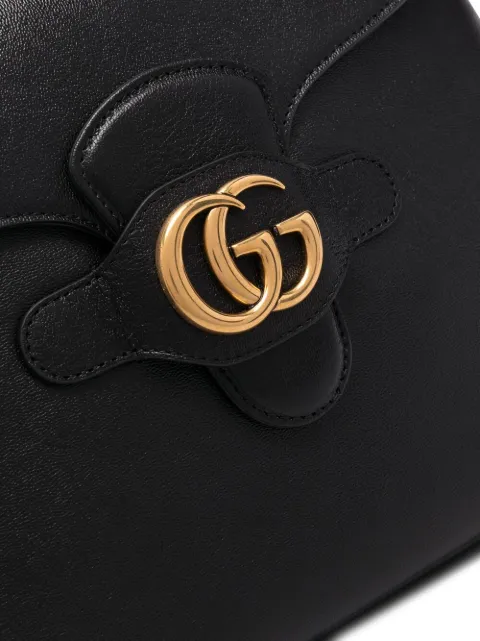 gucci logo plaque shoulder bag