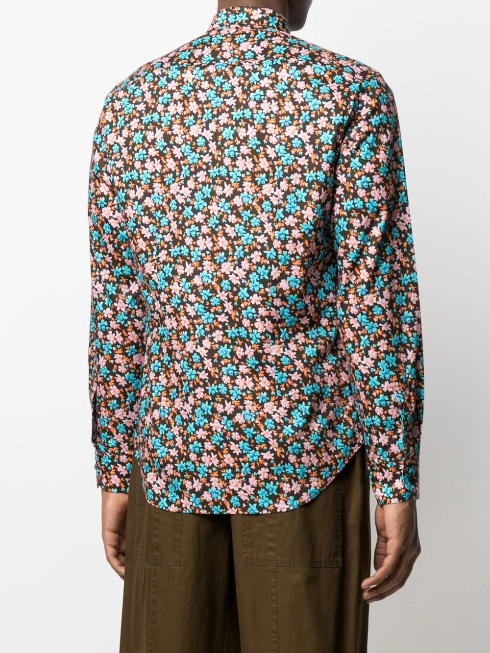 фото Paul smith рубашка с цветочным принтом