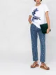 Image 2 of Barrie embroidered floral T-shirt