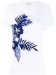 Image 1 of Barrie embroidered floral T-shirt