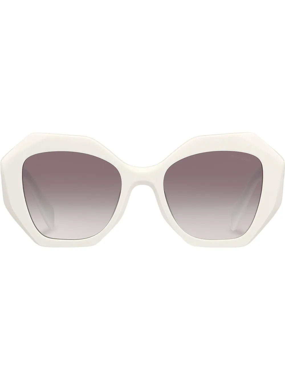 Prada Eyewear Zonnebril met oversized montuur Grijs