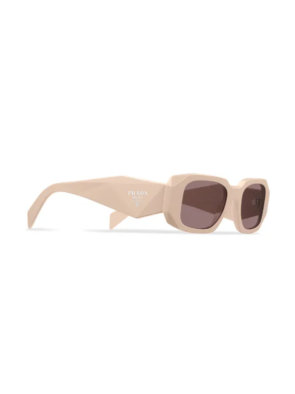 Shop Prada Eyewear sculpted rectangle-frame sunglasses with Express  Delivery - FARFETCH