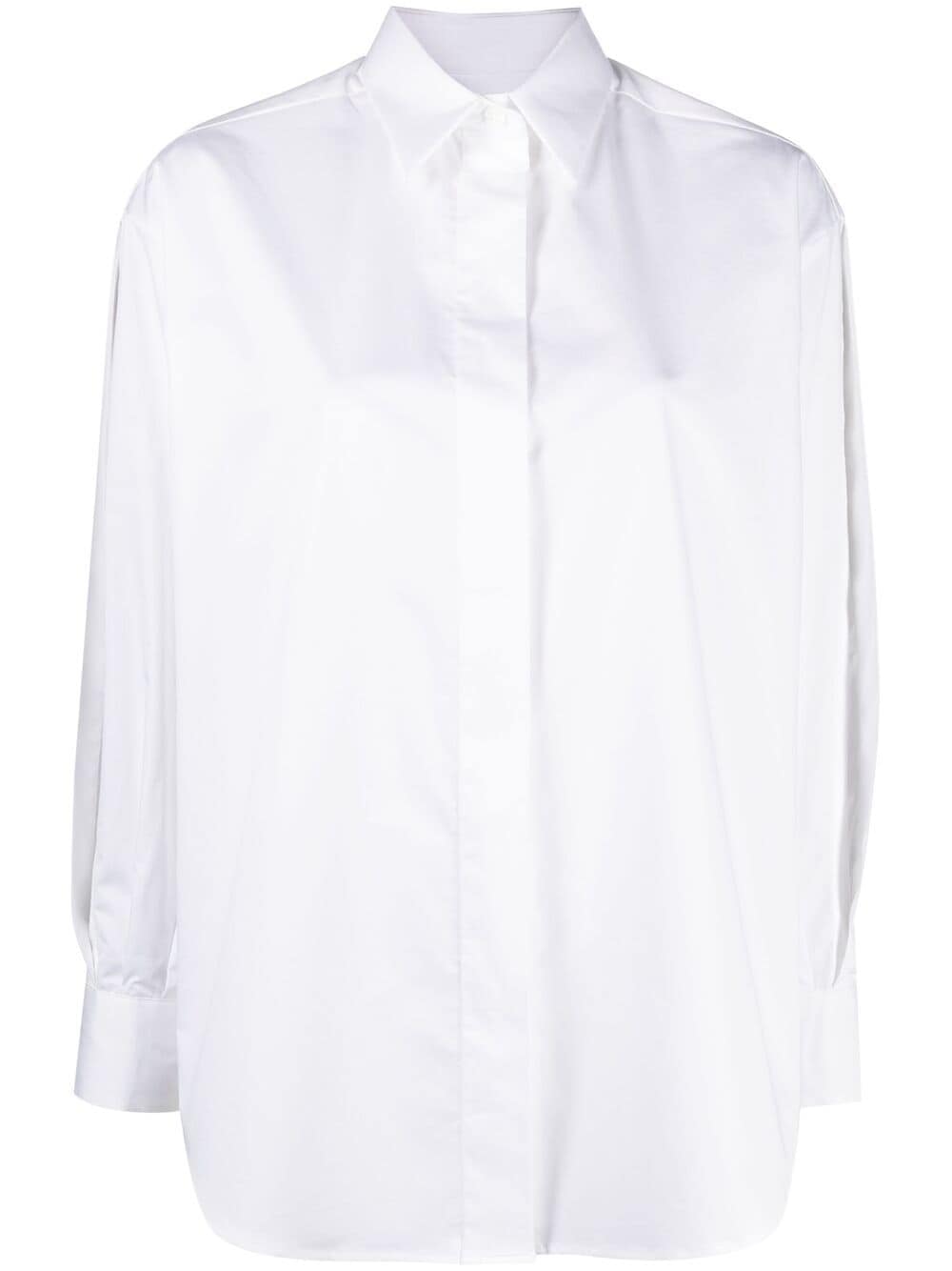 ELEVENTY OPEN SLEEVE COTTON SHIRT