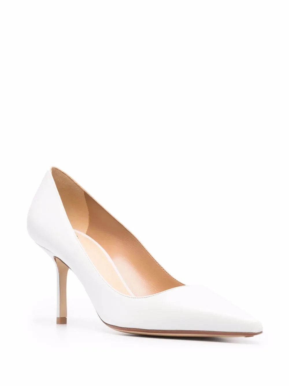 Francesco Russo Pumps met puntige neus Wit